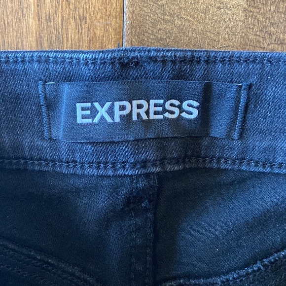 Black Express high rise skinny jeans - Picture 2 of 4